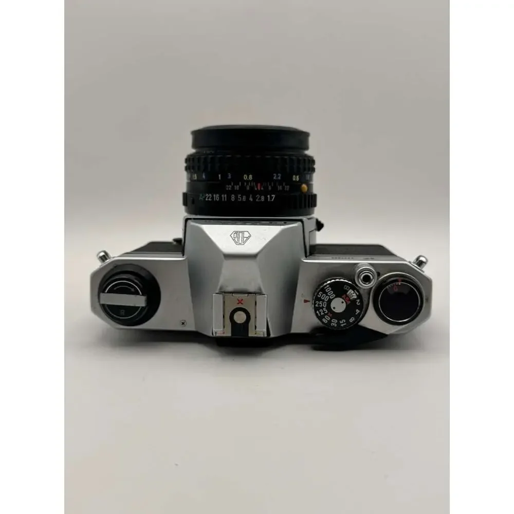 Asahi Pentax K1000 35mm SLR Film Camera SMC Pentax-M 50mm f/1.7 Lens Meter OK